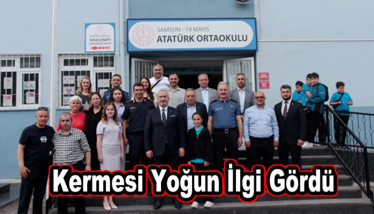 19 Mayıs Atat&uuml;rk Ortaokulu&rsquo;nda Kermes Coşkusu
