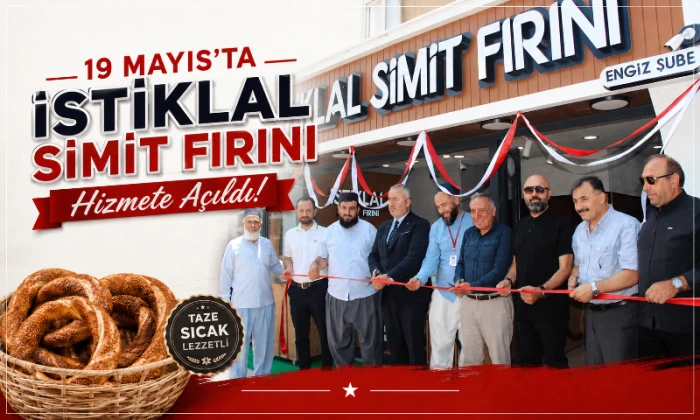19 Mayıs'ta İstiklal Simit Fırını Hizmete A&ccedil;ıldı