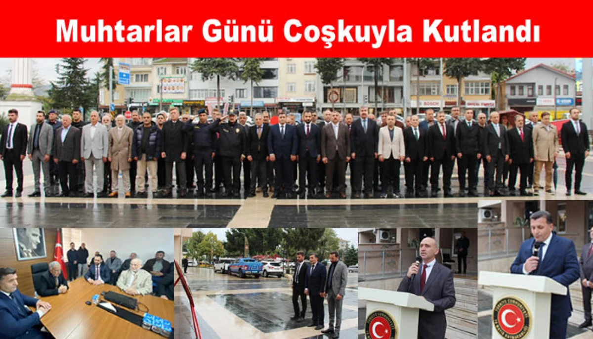 19 Mayıs’ta Muhtarlar Günü Coşkuyla Kutlandı