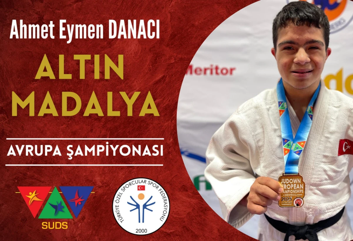 Ahmet Eymen Danacı, Avrupa Judo Şampiyonu Oldu!