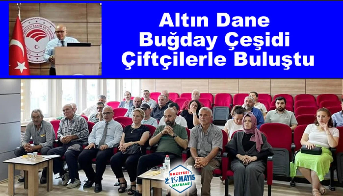 Altın Dane Buğday Çeşidi Çiftçilerle Buluştu