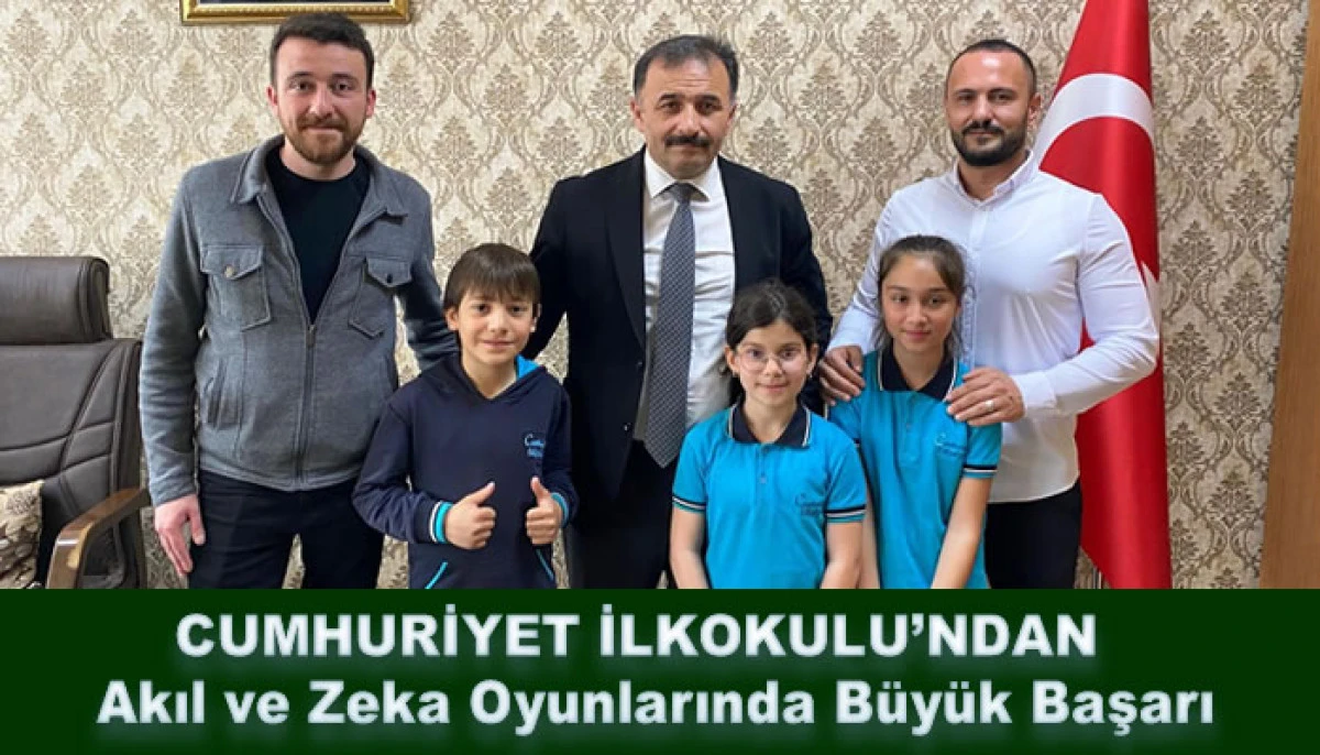 Cumhuriyet İlkokulu’ndan Akıl ve Zeka Oyunlarında Büyük Başarı