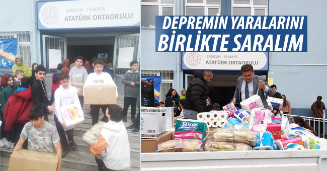 DEPREMİN YARALARINI BİRLİKTE SARALIM