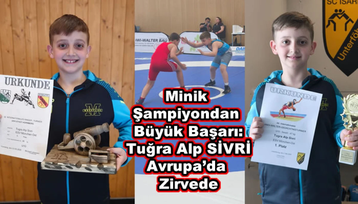 GEN&Ccedil; G&Uuml;REŞ&Ccedil;İ TUĞRA ALP SİVRİ&rsquo;DEN ALMANYA&rsquo;DA &Ccedil;İFTE ZAFER