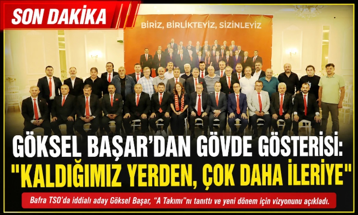 G&Ouml;KSEL BAŞAR&rsquo;DAN G&Ouml;VDE G&Ouml;STERİSİ: "KALDIĞIMIZ YERDEN, &Ccedil;OK DAHA İLERİYE&rdquo;