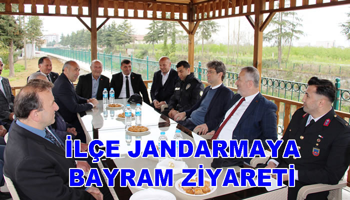 İLÇE JANDARMAYA BAYRAM ZİYARETİ