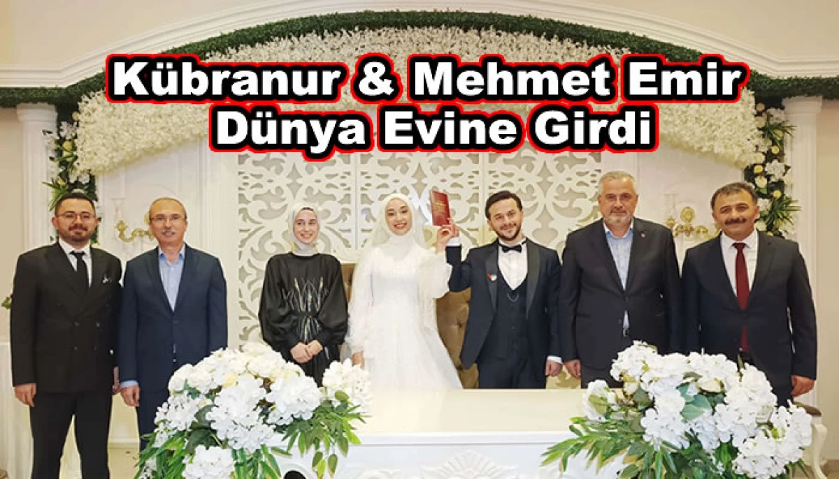 Kübranur ve Mehmet Emir Dünya Evine Girdi