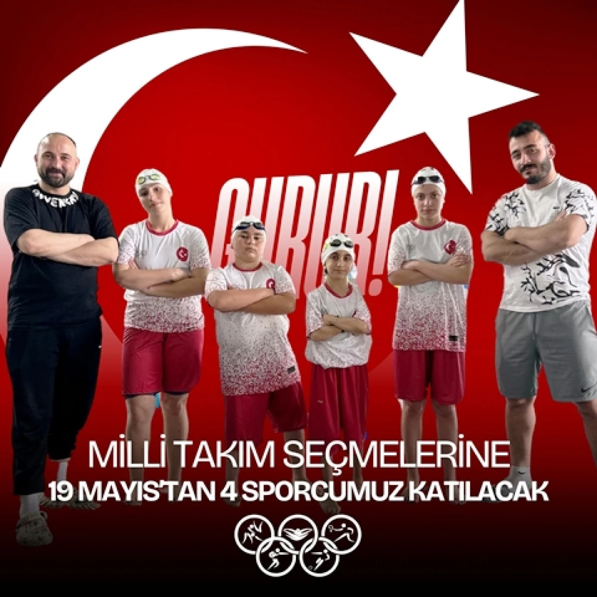 MİLLİ TAKIM SEÇMELERİNE 19 MAYIS’TAN 4 SPORCU