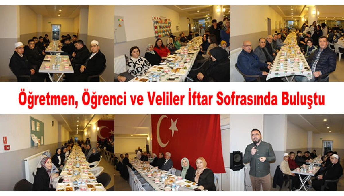 &Ouml;ğrenci ve Veliler İftar Sofrasında Buluştu