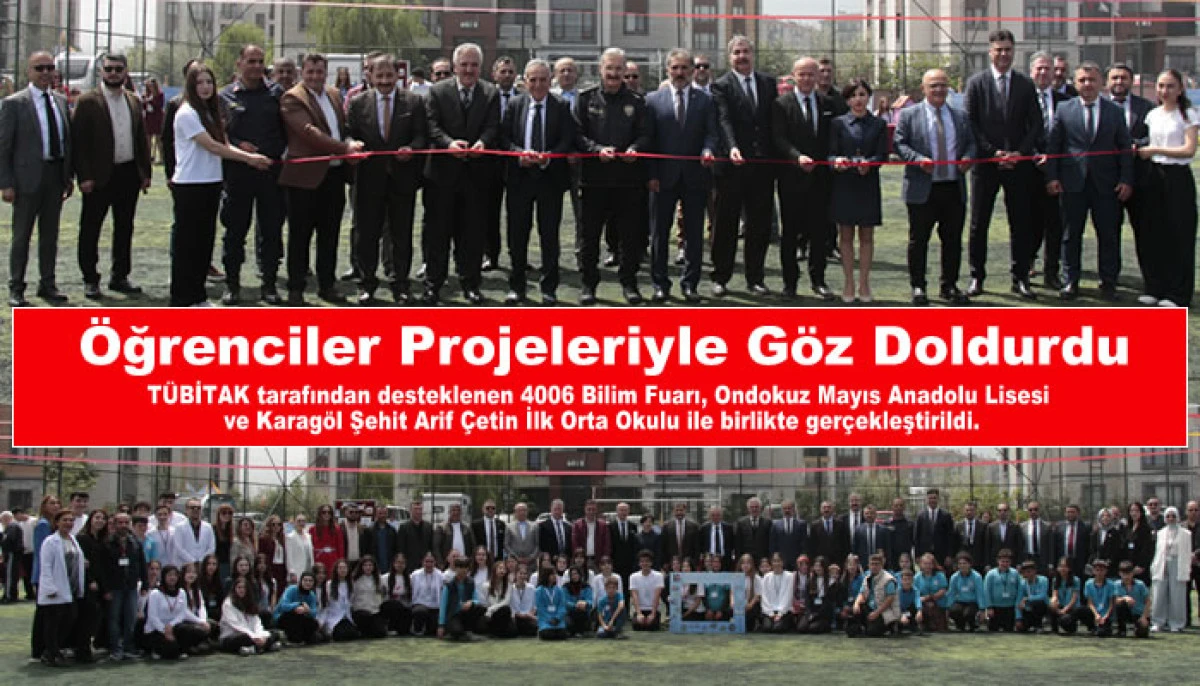 &Ouml;ğrenciler Projeleriyle G&ouml;z Doldurdu