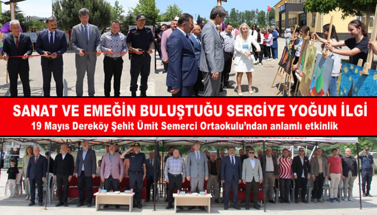 SANAT VE EMEĞİN BULUŞTUĞU SERGİYE YOĞUN İLGİ