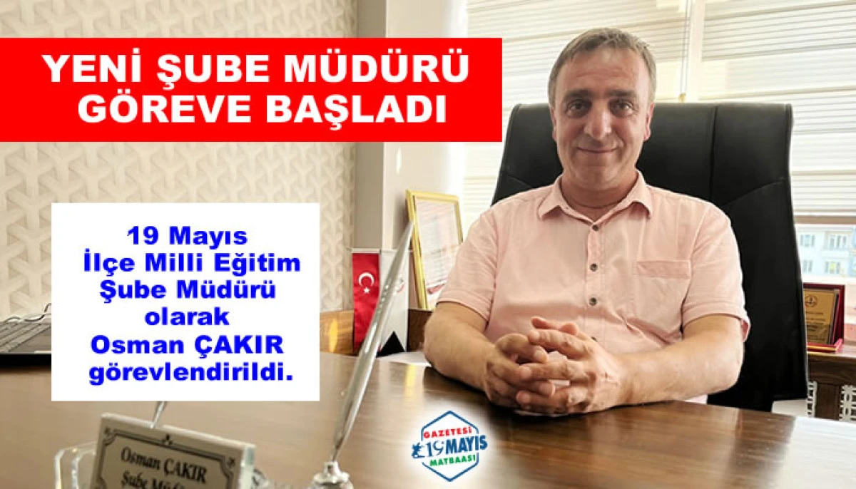 YENİ ŞUBE MÜDÜRÜ GÖREVE BAŞLADI