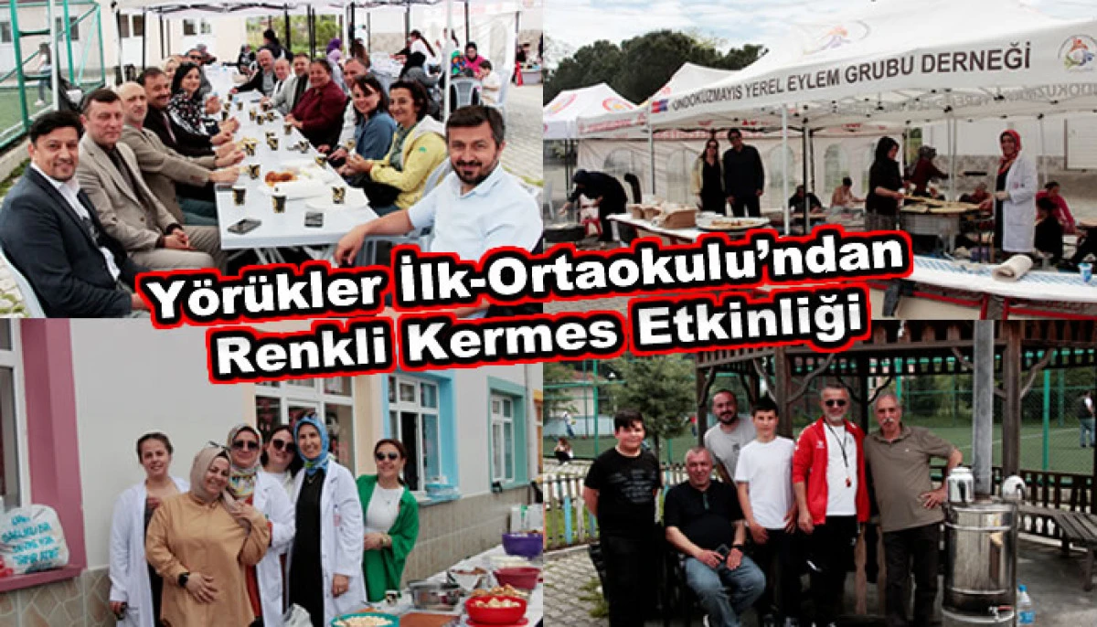 Y&ouml;r&uuml;kler İlk-Ortaokulu&rsquo;ndan Renkli Kermes Etkinliği